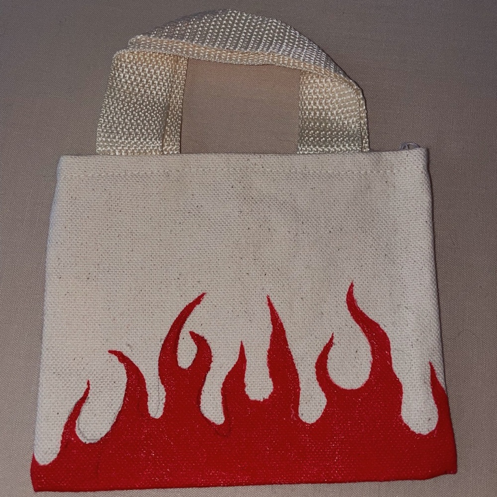 teeny tiny fire tote